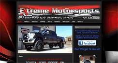 Desktop Screenshot of extrememotorsports.biz