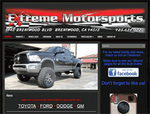 Tablet Screenshot of extrememotorsports.biz